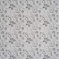 10ct Black & White Sketch II Flowers Floral Tissue Paper Gift Wrapping 20"x30" Sheets nfLG -1066