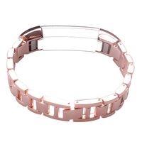 For Fitbit Alta HR Band, AISPORTS Fitbit Alta Stainless Steel Band Openwork Chain Smart Watch Replacement Bands Buckle Clasp for Fitbit Alta 2016/Fitbit Alta HR 2017 Fitness Wristband - Rose Gold