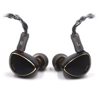 BQEYZ Spring1 Flagship in Ear Monitor Piezoelectric Dynamic Earphones Stereo HiFi Earbuds with Detachable Cable for Smartphones Player PC Tablet (Black)