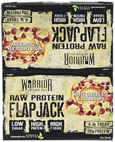 Warrior RAW Protein Flapjack - White Chocolate Cranberry Flavour - 12x75g Bars