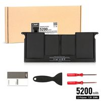 CMP A1375 A1370 Battery for Apple MacBook Air 11 inch (Only for Late 2010 Version), Fits MC505 MC506 MC505LL/A MC506LL/A MC507LL/A, 5200mAh/35Wh