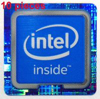 10 pieces of Original Intel Inside Sticker 18mm x 18mm [893x10]