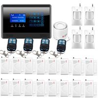 iMeshbean New Version iOS Android APP Control Wireless LCD GSM SMS Touch keypad Voice Home Security Alarm System Auto Dialer M#24 USA