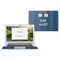 Mightyskins Skin Compatible with Acer Chromebook 14" Cb3-431 - Time Lord Box | Protective, Durable, and Unique Vinyl Decal Wrap Cover | Easy to Apply, Remove, and Change Styles | Made in The USA