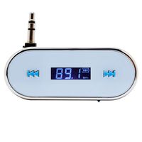 TopOne 3.5mm White Car Wireless FM Transmitter For iPhone 5S 5C 4S iPod Samsung Galaxy S4 MP3