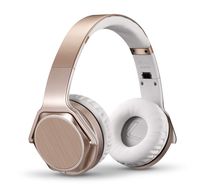 Adgeiho Headphones Speaker NFC FM Radio/AUX/TF Card Sports Headband Over-Ear 2 in 1 Foldable Twist-Out Bluetooth Speaker Headset  (Rose Gold)