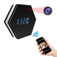 Hidden Camera Clock WiFi Spy Camera 1080P Security Camera with Motion Detection Night Vision