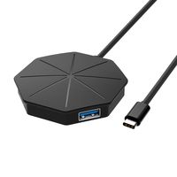 iMXPW 4-Port USB 3.0 Hub, Ultra-Slim Data USB Hub Compatible MacBook, MacBook Pro, iMac, Surface Pro, XPS, PC, Flash Drive, Mobile HDD