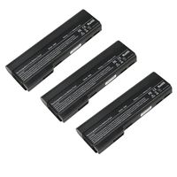 Pack-3 Replacement Battery for HP 6360t EliteBook 8460p 8460w 8470p 8470w 8560p 8570p ProBook 6360b 6460b 6465b 6470b 6475b 6560b 6565b 6570b