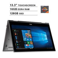 2019 Premium Dell Inspiron 13 2-in-1 7000 13.3 inch FHD Touchscreen Laptop(AMD Ryzen 7 2700U up to 3.8GHz, 16GB DDR4 RAM, 128GB SSD, AMD Radeon Vega 10, Backlit Keyboard, Bluetooth, WiFi, Windows 10)