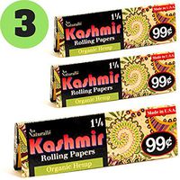 Kashmir Rolling Paper 100% Organic Hemp 1-1/4 Cigarette Rolling Papers - Made in The USA (3)