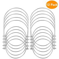 Mason Jar Hanger, Kmeivol Stainless Steel Mason Jar Hangers, 12 Pack for Hanging Mason Jars, Quart Jar Handle for Regular Mouth, Wire Handle for Mason Jar Hanging Lid