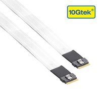 Internal Slimsas cable SFF-8654,0.8-m,8X AWG30