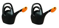 Bloem Easy Pour Watering Can, 2.6 Gallon, Black (20-47287CP) (2-pack)