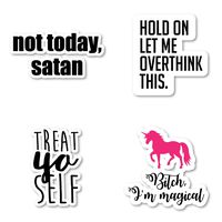 Funny Stickers Sticker Pack Hilarious Stickers - 4 Pack - Sticker Vinyl Decal - Laptop, Phone, Tablet Vinyl Decal Sticker (4 Pack) S172445