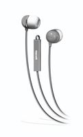 Maxell 190302 - IEMICSLV Stereo In-Ear Earbuds with Microphone  (Silver)