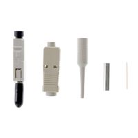 Tyco AMP TE 5492643-1 LightCrimp Fiber Optic Connector, Simplex, Multi-Mode, SC