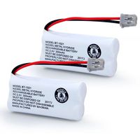 BAOBIAN BT-1021 BBTG0798001 Rechargeable Battery Replacement Compatible with Uniden Cordless Handset Telephones Model BT1021 BT-1008 BT-1016 2.4V Ni-MH 2 Pack