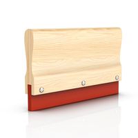 Wood Screen Printing Squeegee - 60 Durometer -17 inches