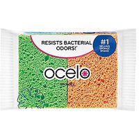 O-Cel-O Cellulose Sponges, Assorted Colors 4 ea (Pack of 6)
