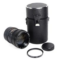 HANIMAR AUTO "S" 135mm f/2.8 M42 Mount Portrait Lens, Built-In Cap, Filter in Hard Case