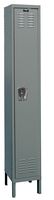 Hallowell U1226-1HG Premium Locker, 12" Width x 12" Depth x 66" Height, Single Tier, 1-Wide, Knock-Down, 725 Gray