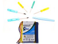Replacement for Garmin Nuvi 255W Battery with Tools - Compatible with Garmin GPS Navigator Batteries (1300mAh 3.7V Lithium Polymer)