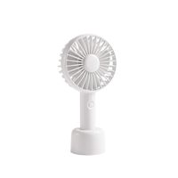 INSTEN Portable Handheld Aroma Fan w/Stand Base, Rechargeable Battery, Best for Indoor & Outdoor Traveling, Pure White