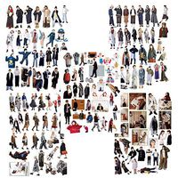 5 PCS Cool Boys Girls DIY Photo Album Diary Luggage Book Phone Stickers Album Decoration Notebook Diary Sticker