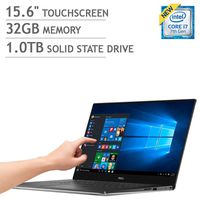 Dell XPS 15 9560 4K UHD Touch (3840 x 2160) 7th Gen Intel i7-7700HQ Quad Core 32GB Ram Thounderbolt NVIDIA GTX 1050 Windows 10 Home 64 bit (Renewed)