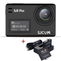 SJCAM SJ8 Plus 4K WiFi Action Camera Touch Screen Sport Cam with Sony Sensor EIS 170°Wide,2.3" Touch Screen Action Camera,Wireless Remote Control Supported (Include Dual Charger+2 Extra Batteries)