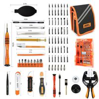 Precision Screwdriver Set - 84 in 1 Electronics Repair Tool Kit,54 Magnetic Precision Driver Bits,Pocket Tool Bag for Fix Open Pry Cell Phone,iPhone,Computer,PC,Laptop,Tablet,Game Console,MacBook