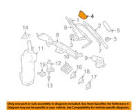 Genuine Mercedes-Benz Wiper Arm Cap 251-824-01-49
