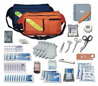 857 - Fanny Pack Trauma Kit, Orange - Tramua Pac, Emergency Medical International - Kit of 1