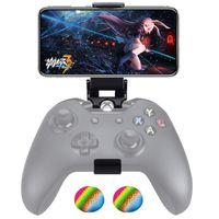 Customized Controller Foldable Mobile Phone Clip Compatible with Xbox One/Steelseries Nimbus/Steam Controllers, Smartphone Clamp Holder Work with iPhone/Samsung/Sony/LG/Huawei