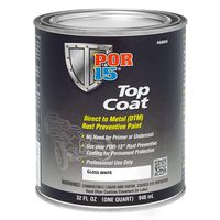 POR-15 46804 Top Coat Gloss White Paint, 32. Fluid_Ounces