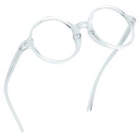 LifeArt Blue Light Blocking Glasses, Anti Eyestrain, Computer Reading/Gaming/TV Glasses for Women Men, Anti UV, Anti Glare (Clear, 2.00 Magnification)