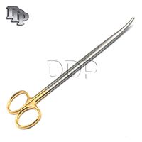 DDP METZENBAUM SCISSORS 7" TUNGSTEN CARBIDE CURVED GERMAN GRADE STAINLESS VETERINARY