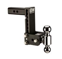 B&W Trailer Hitches Tow & Stow Double Ball Hitch 2 5/16" x 2" Balls with 2.5" Shank 7" Drop or 7 1/2" Rise
