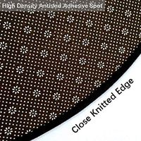 RUGSMAT Pinwheel Round Kids Rugs,Fun Times with Pinwheels Childish Toys Playing Wind Happines Nursery Non Skid Nursery Kids Area Rug for Bedroom Machine Washable,Diameter-51 Inch Yellow Pink and Grey