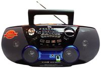 QFX J-70BL AM/FM/SW 1-2 World Receiver - Blue