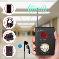 Anti-spy Camera Bug RF Signal Detector [Enhanced Version], Dooreemee Wireless Hidden Camera GPS Tracker Higher Sensitivity Multi-functional GSM Device Finder(2" X 0.6" X 2.9", 1.6oz, Handheld)