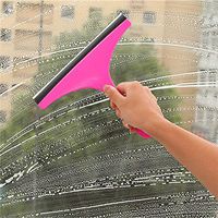 Simple Durable Window Mirror Car Windshield Squeegee Glass Wiper Silicone Blade Cleaning Shower Screen