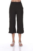 Neon Buddha Women's Standard Anguilla Capri, Black, Large