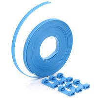 Zip Ties,U-TIMES Nylon Cable Ties For Binding Baggage Cargo,Ultra Long 8 Meters Cable Roll With Connectors - Without Scissors - 1 Pcs/Pack