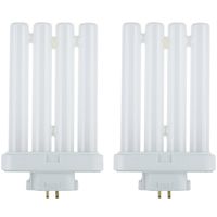 Sunlite Series FML27/30K/2PK Fluorescent 27W 3000K Warm White Quad Tube FML CFL Plugin Light Bulbs, 4-Pin GX10Q-4 Base, 2 Pack, 3000K-Warm