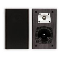 Theater Solutions B1 Black Bookshelf Speakers Surround Sound Home Theater Speaker Pair