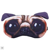 Niome 3D Sleeping Eye Mask Cartoon Animal Sleep Blindfold Cotton Soft Cooling Eyeshade for Travel Home Office Rest 4