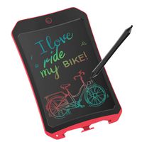 mom&myaboys LCD Writing Tablet for Birthday Gift,Kids Toy 8.5 Inch Colorful LCD Writing Tablet Electronic Writings Pads Drawing Board Gifts for Kids Office Blackboard - Erase Button Lock Included(Redc