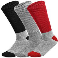 Doctor Recommend Thermal Diabetic Socks Keep Foot Warm Non-Binding Crew Socks For Men Women 3pk Assorted 13-15